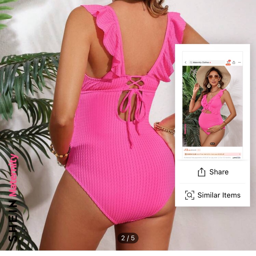 [SHEIN] BUNDLE!! MATERNITY SWIM - Picture 4 of 12